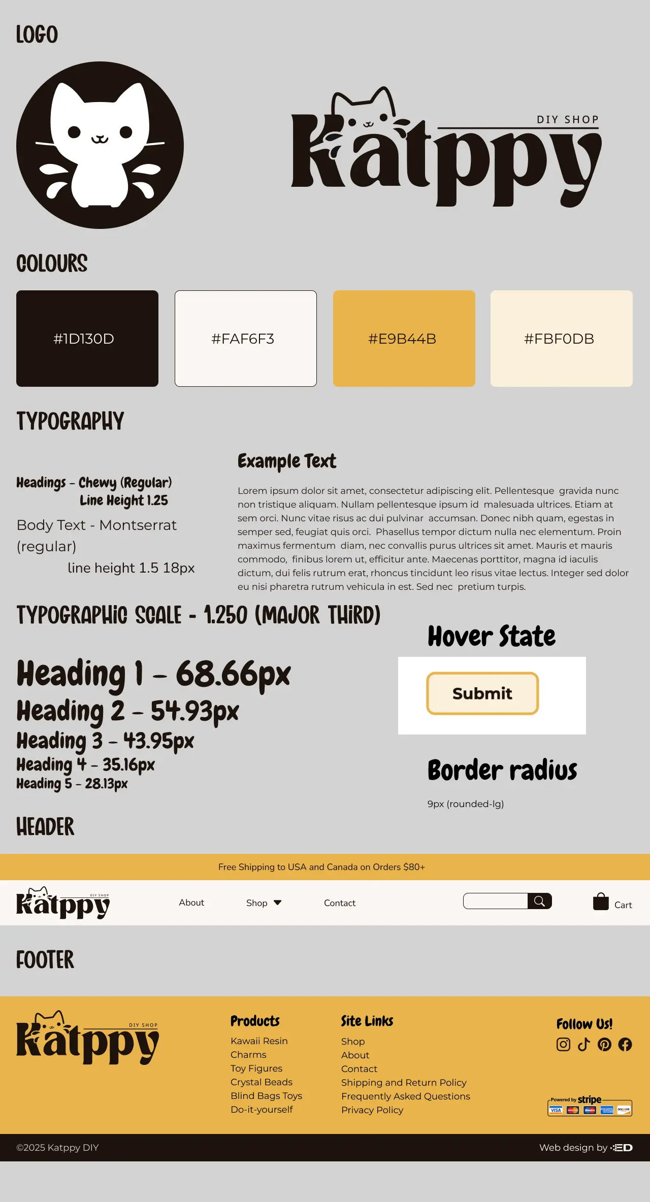 Katppy style guide.